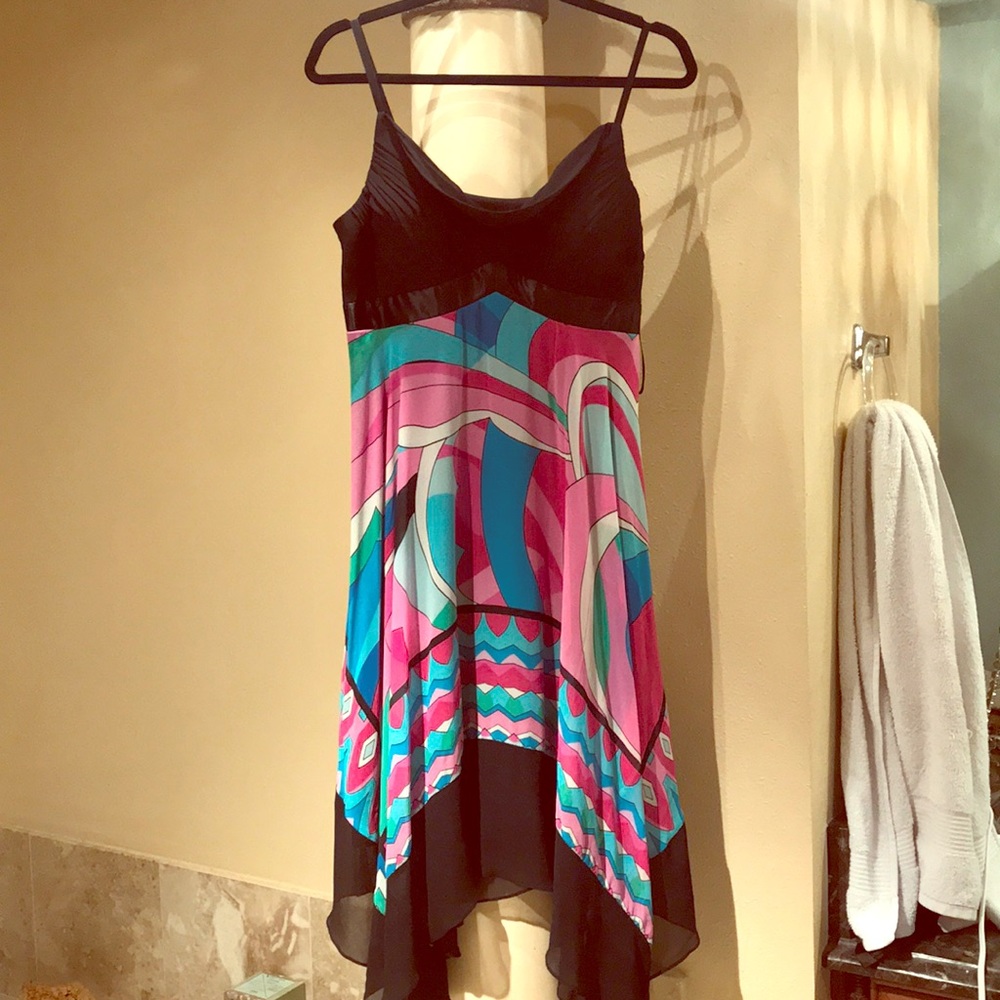 Gorgeous silk Sangria dress